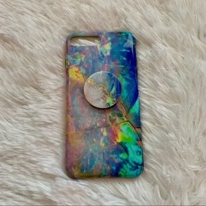 iPhone 📱 7 plus case with Popsocket